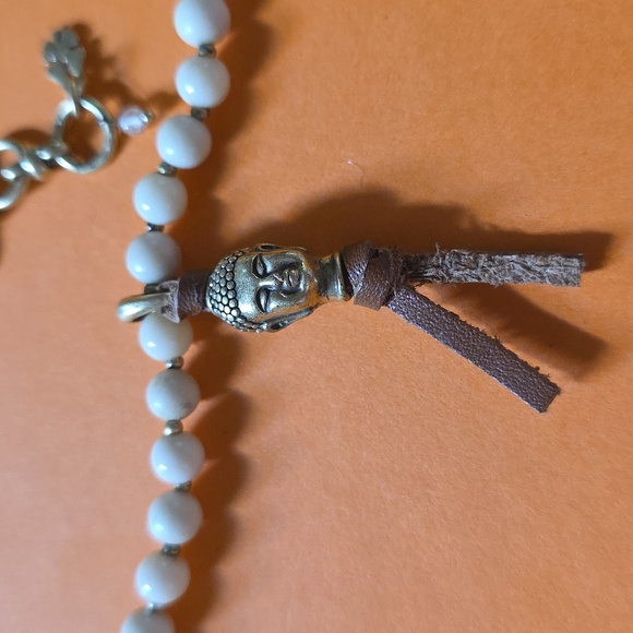 Lucky BRAND Women's Buddha Beaded Necklace Gold 211- Measuring 31.5" - Picture 5 of 7